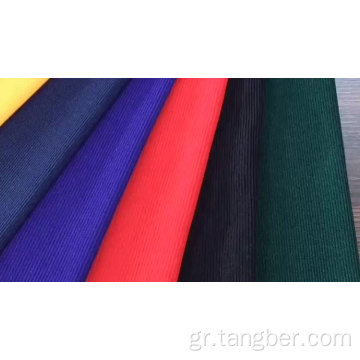 πλεκτό ύφασμα βισκόζης πολυεστέρα spandex rayon rib